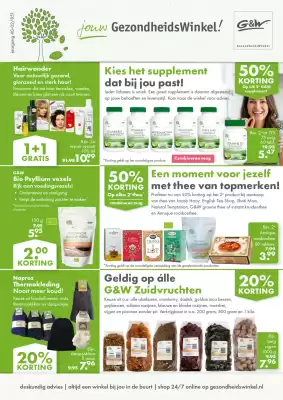 Gezond & Wel folder (geldig t/m 8-03)