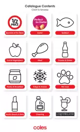 Coles catalogue week 8 Page 1