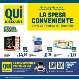 Volantino Qui Discount Pagina 1