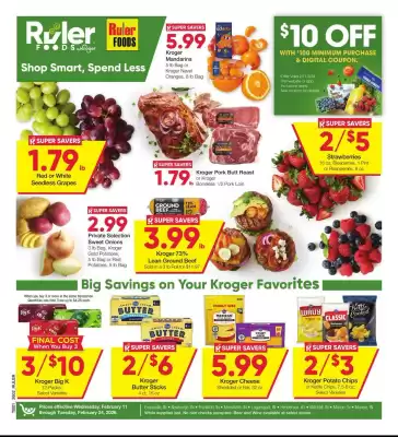 Ruler Foods weekly ad (valid until 24-02)