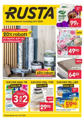 Rusta kundeavis (gyldig til 22-02)