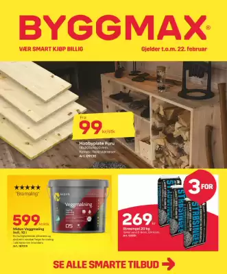 Byggmax kundeavis (gyldig til 22-02)