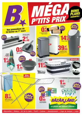 Catalogue Bazarland (valable jusqu'au 1-03)