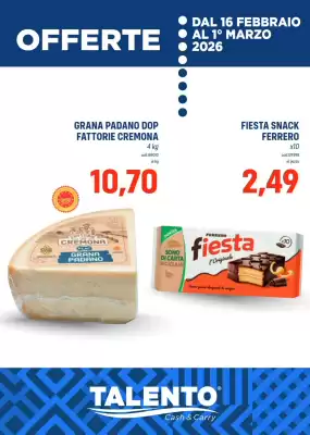 Volantino Talento Professional Store (valido fino al 1-03)