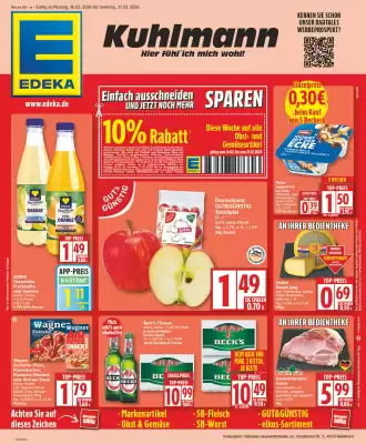 EDEKA Kuhlmann Prospekt (gültig bis 21-02)