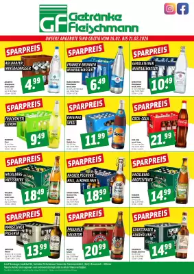 Getränke Fleischmann Prospekt (gültig bis 21-02)