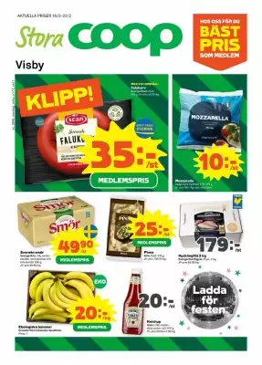 Stora Coop reklamblad (giltig till och med 22-02)