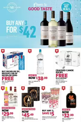 Alcool NB Liquor flyer (valid until 22-02)