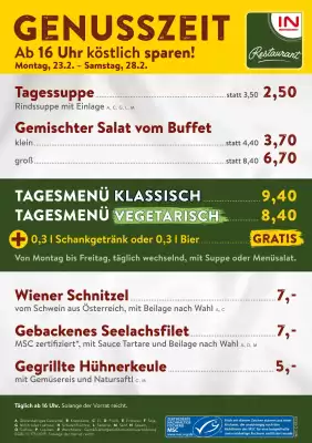 Interspar Restaurant Flugblatt (gültig bis 28-02)