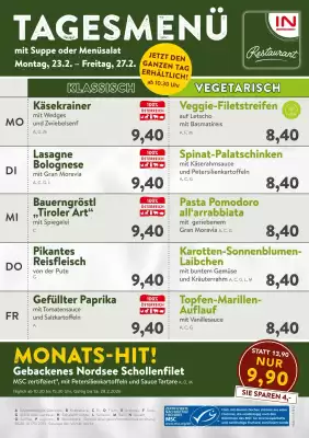 Interspar Restaurant Flugblatt (gültig bis 27-02)