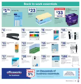 Officeworks catalogue Page 21