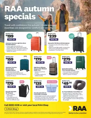 RAA catalogue (valid until 1-05)