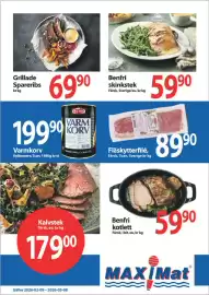 MaxiMat Töcksfors kundeavis Side 1