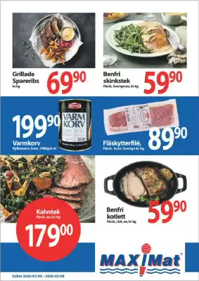 MaxiMat Töcksfors kundeavis (gyldig til 8-03)