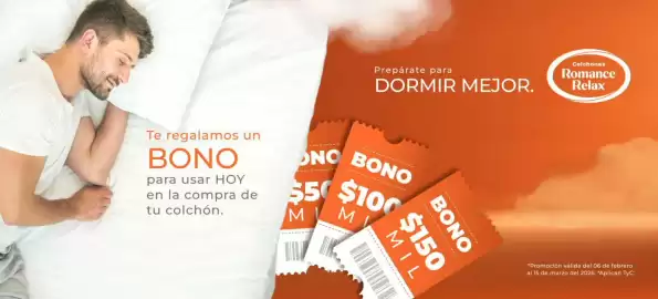 Catálogo Colchones Romance Relax Página 1