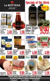 La Bottega Nicastro flyer Page 1