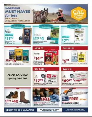 C A L Ranch Stores weekly ad (valid until 20-02)