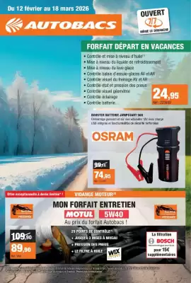 Catalogue Autobacs (valable jusqu'au 18-03)