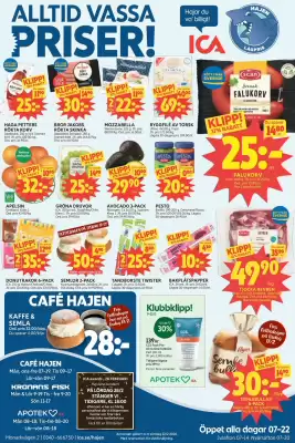 Ica Hajen Lagpris reklamblad