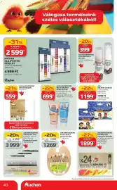 Auchan akciós újság hét 8 Oldal 40