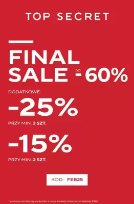 Top Secret gazetka (ważność do 25-02)