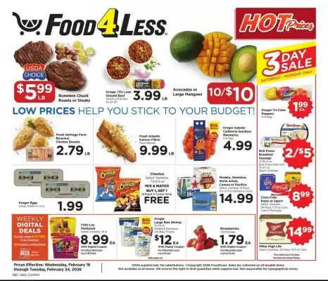 Food 4 Less weekly ad