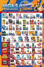 Folheto Higa's Supermercado semana 8 Página 1