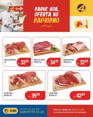 Catálogo Quartetto Supermercados (válido até 19-02)