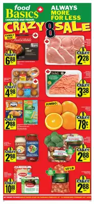 Food Basics flyer (valid until 25-02)