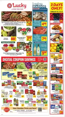 Lucky Supermarkets weekly ad (valid until 25-02)