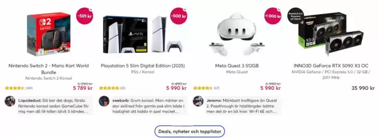 Webhallen reklamblad Sida 1