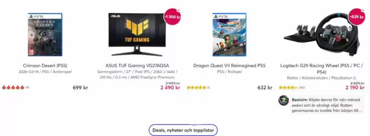 Webhallen reklamblad Sida 2