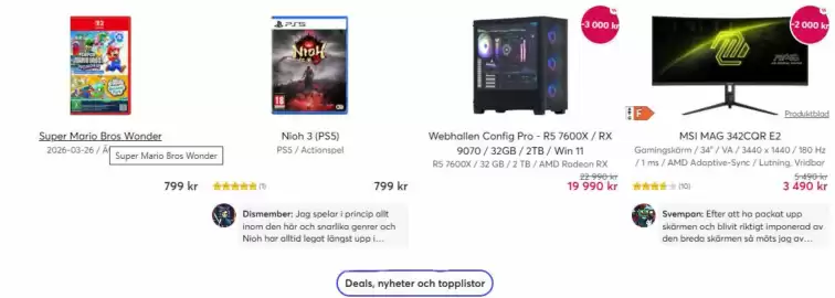 Webhallen reklamblad Sida 3
