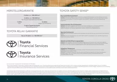 Toyota Flugblatt | Corolla Cross Seite 26