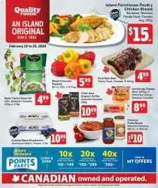 Quality Foods flyer week 8 Page 1