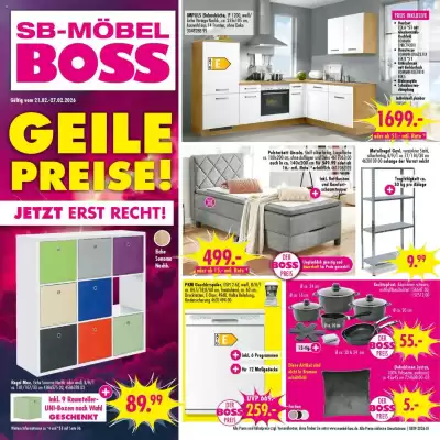 Möbel Boss Prospekt (gültig bis 27-02)