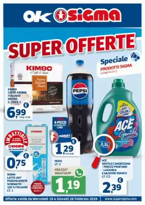 Volantino Ok Sigma (valido fino al 26-02)