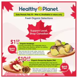 Healthy Planet flyer Page 1