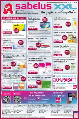 Sabelus XXL Prospekt (gültig bis 1-03)