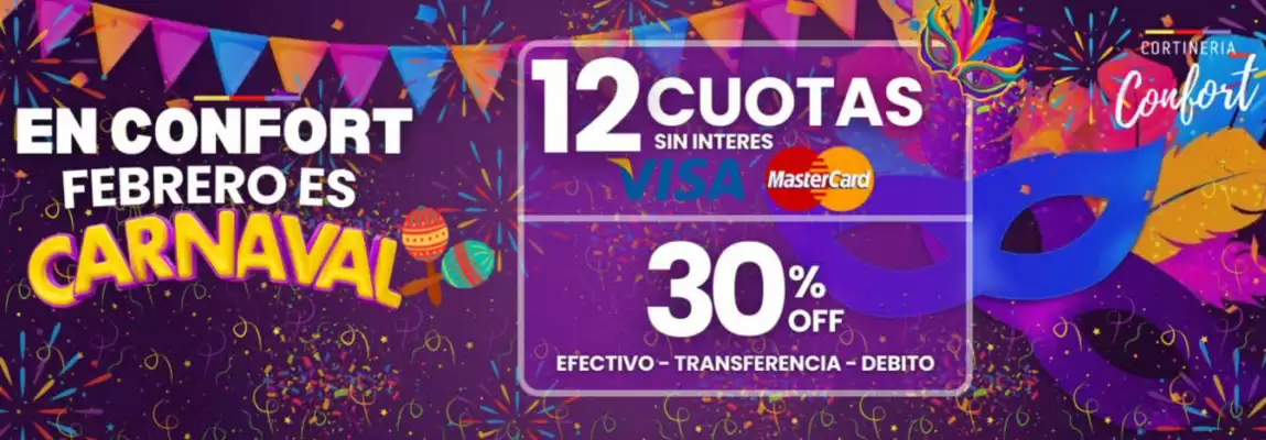 Catálogo Cortinería Confort (válido hasta 28-02)