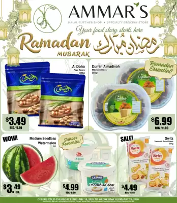 Ammar's Halal Meats flyer (valid until 25-02)