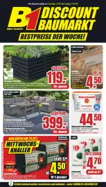 B1 Discount Baumarkt Prospekt woche 8 Seite 1