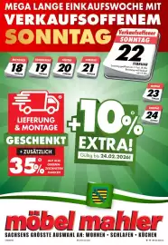 Möbel Mahler Katalog woche 8 Seite 1