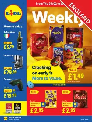 Lidl leaflet (valid until 4-03)