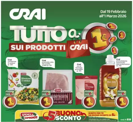 Volantino Crai (valido fino al 1-03)