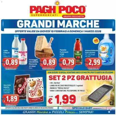 Volantino Paghi Poco (valido fino al 1-03)