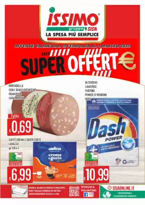 Volantino Issimo supermercado (valido fino al 4-03)