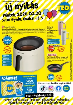 Tedi katalógus (érvényes eddig: 24-02)