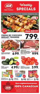 IGA flyer (valid until 26-02)