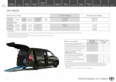 Toyota Flugblatt | Proace city Verso electric Seite 3